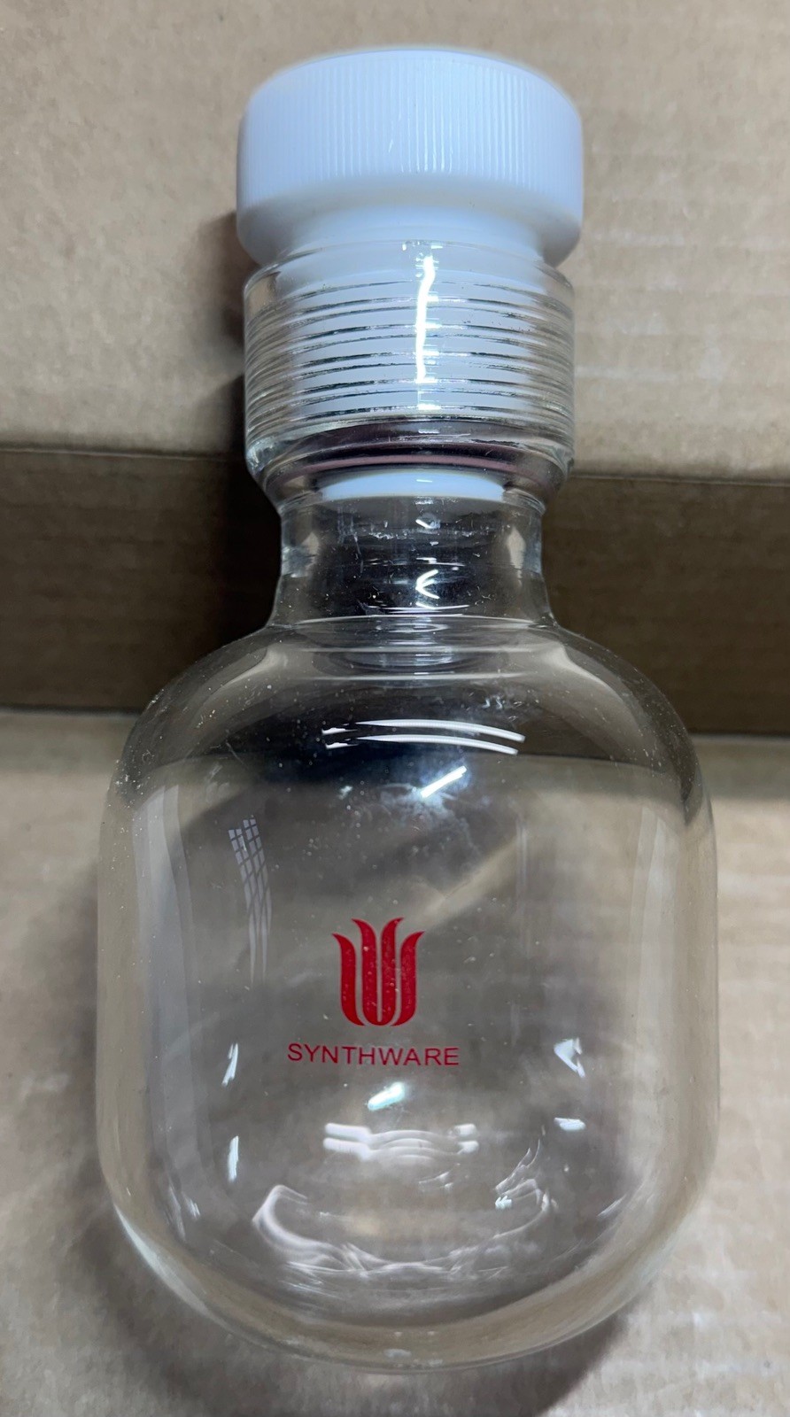 Synthware Round Bottom Pressure Vessel, 350 mL, P170006