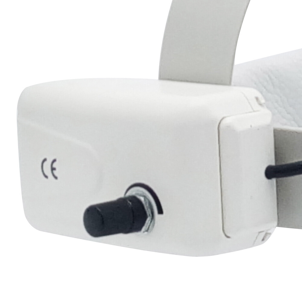 3.5X Dental Surgical Binocular Loupes Medical Headband Magnifier LED Headlight