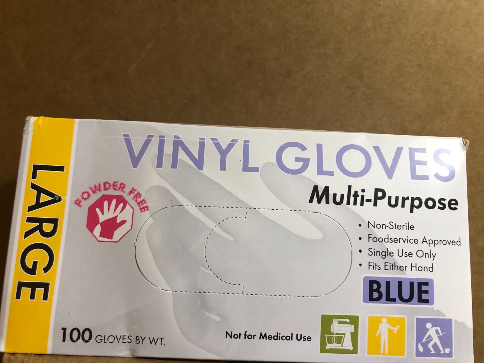 Netcare Multi-Purpose Vinyl Gloves – LARGE (10 Boxes / 100 Gloves By Wt per Box)