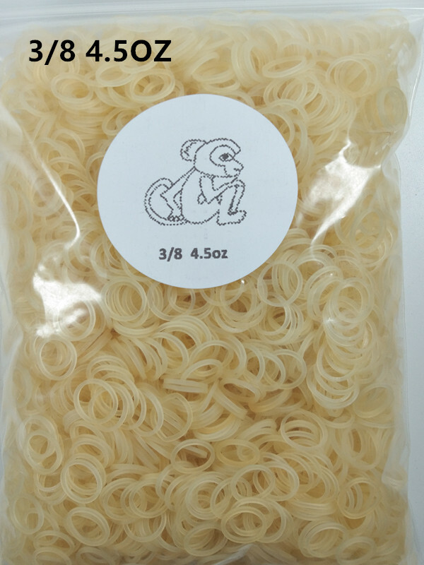1Pack Dental Orthodontic Elastics Rubber Bands Tie 4.5OZ Yellow 5000Pcs/ Pack