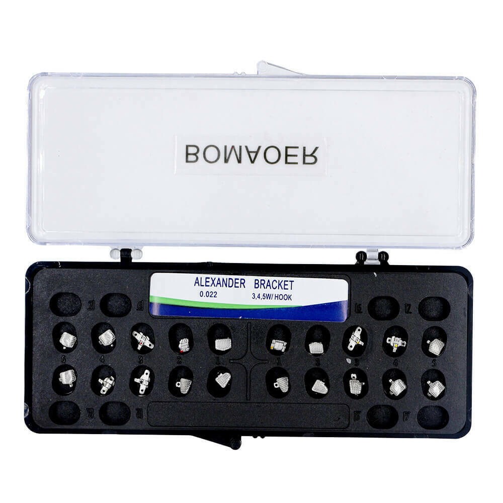 1 Kit Dental Orthodontic Alexander Bracket Braces Roth 022 3-4-5 Hooks 20PCS/Kit