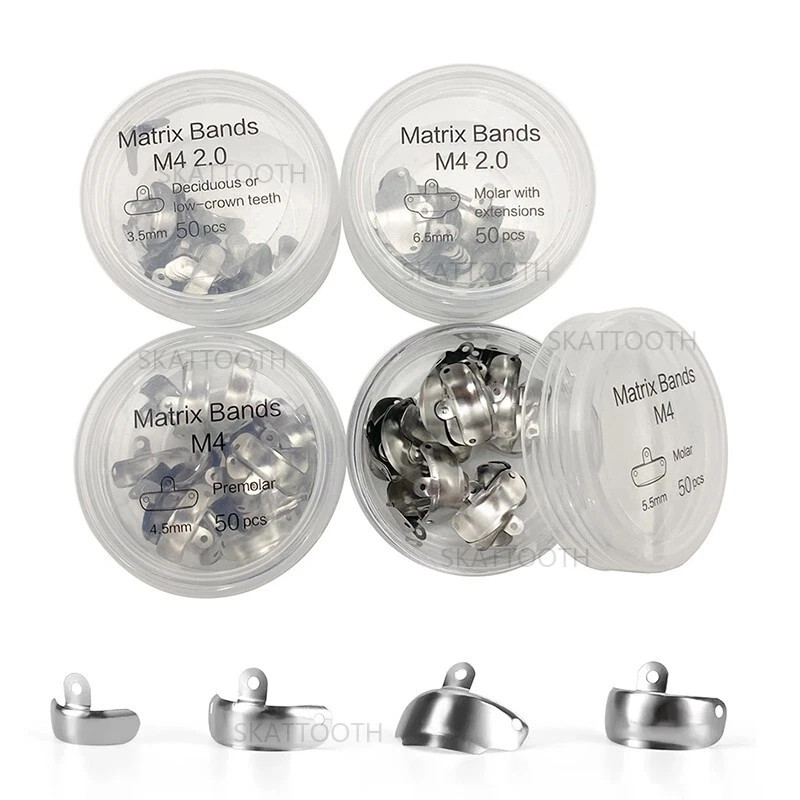 Dental Matrix Bands Ring Sectional Matrice Clamp Fit Garrison Palodent V3 System