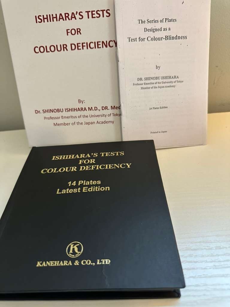 Ishihara 14 Plates Color Blindness Test Book – Latest Edition | Liberty USA