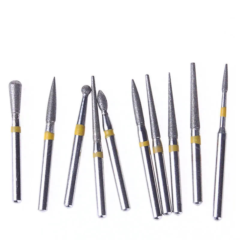 Dental Diamond Burs Composite Polishing Kit For High Speed Handpiece FG 101- 117