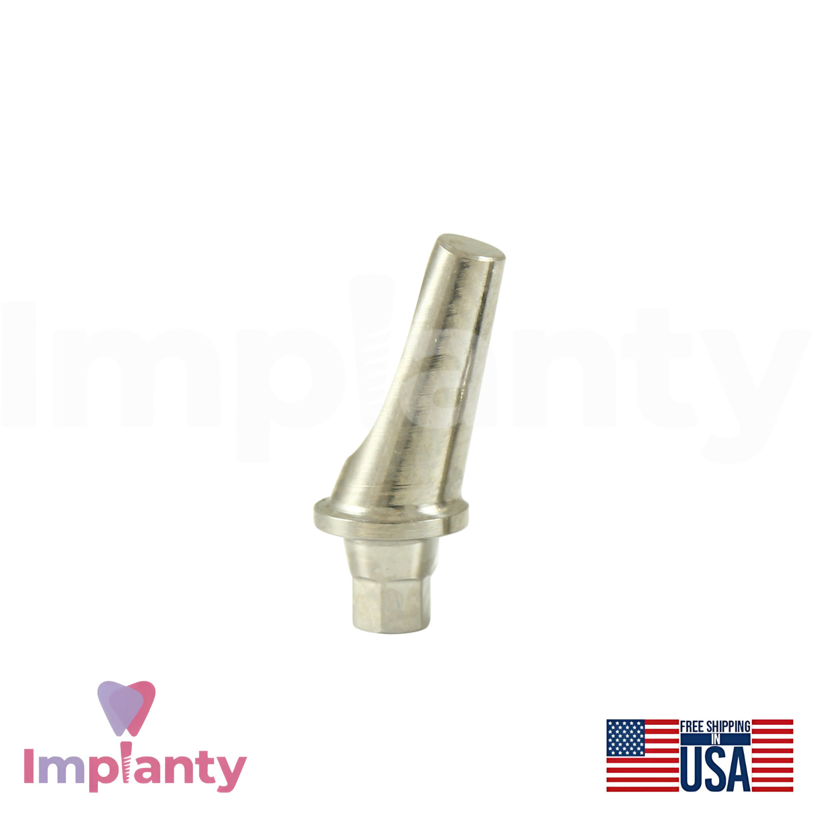 0sstemTS Compatible Mini Platform Angled Anatomic Dental Prosthetic 17°