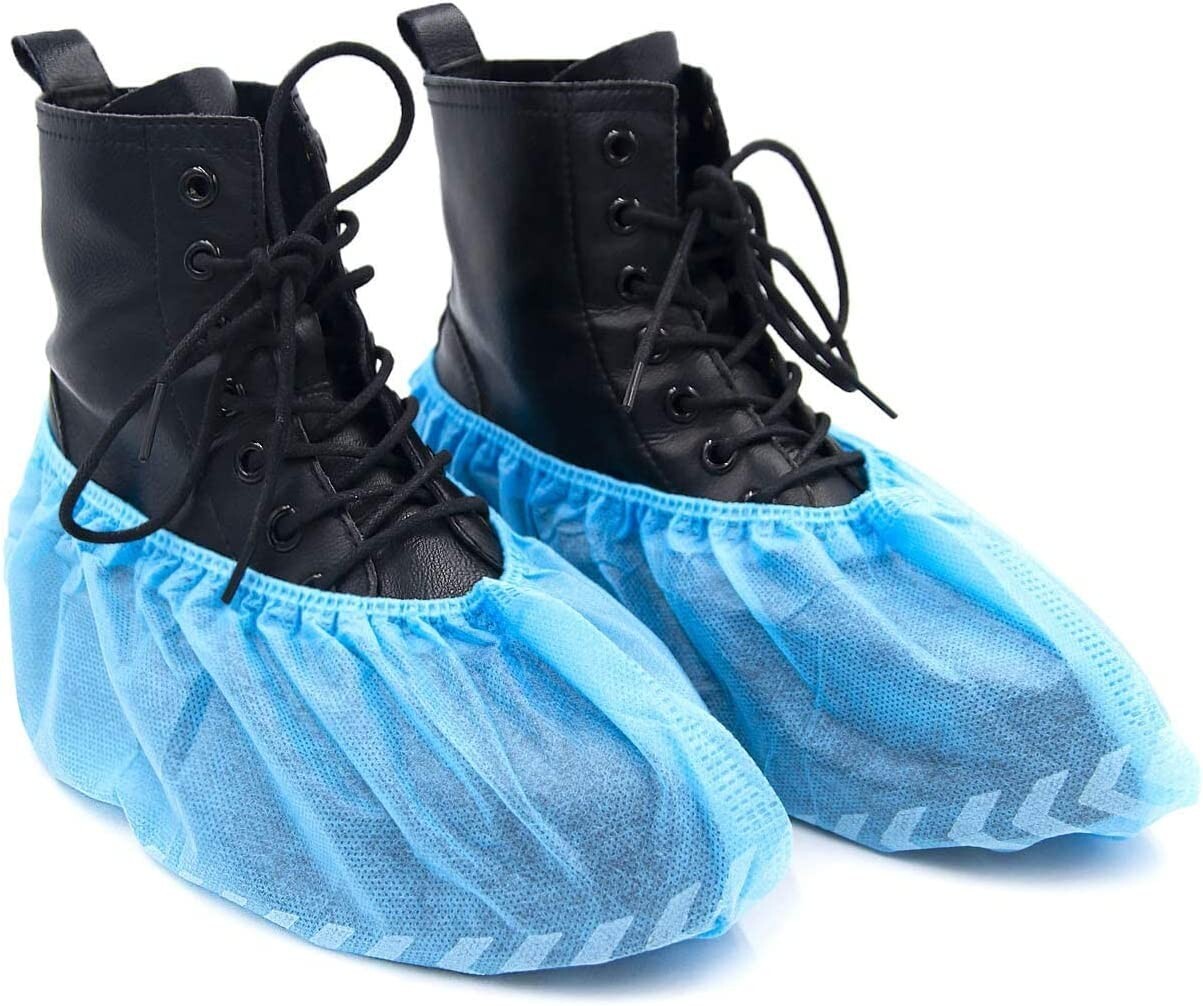 500ct(250pairs) Disposable Boot & Shoe Covers Non Slip Durable XLarge