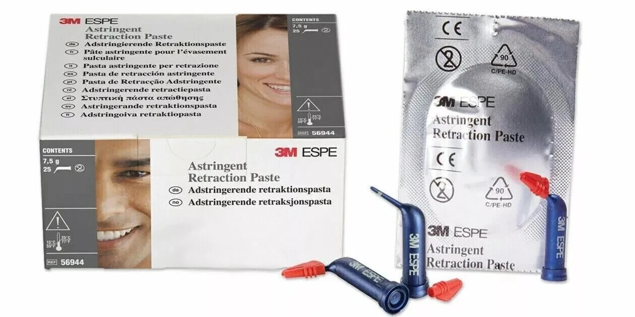 3M ESPE Astringent Gingival Retraction gel 25 Capsules Refill