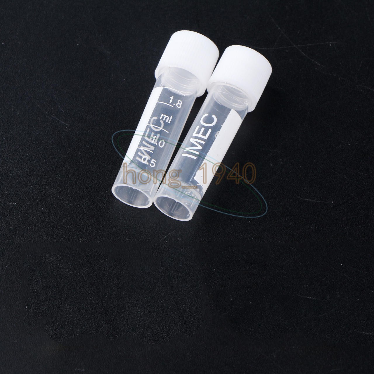 100Pcs 2ml Conical Micro Centrifuge Tubes W/Caps Plastic Chemistry Test Vials