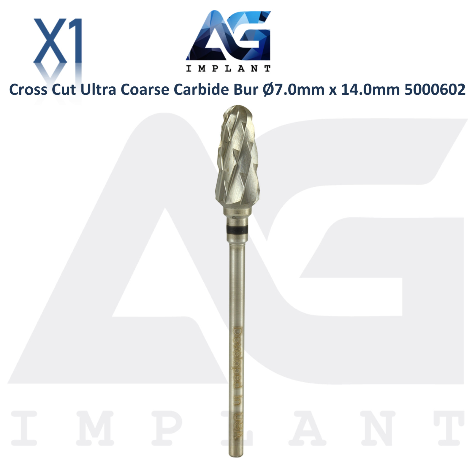 Dental Wilson Cross Cut Cone Ultra Coarse Bur Ø7.0x14mm Carbide Tool 5000602