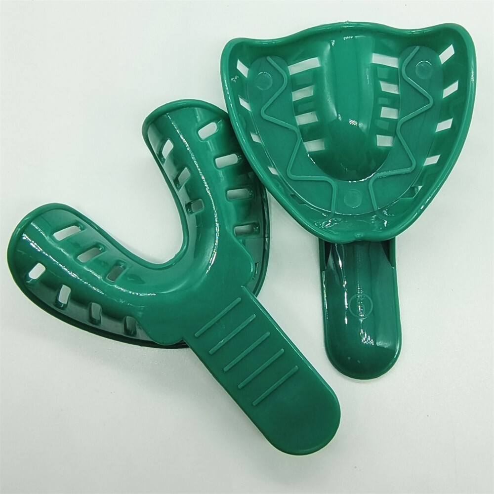60 Pcs Plastic Autoclavable Dental Impression Trays Sizes L/M/S Adult Child U/L