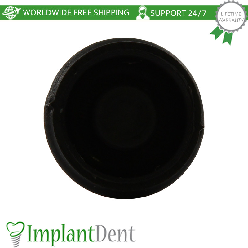 5x Dental Lab Silicone Caps Insert Black Loc In Attachment Overdenture
