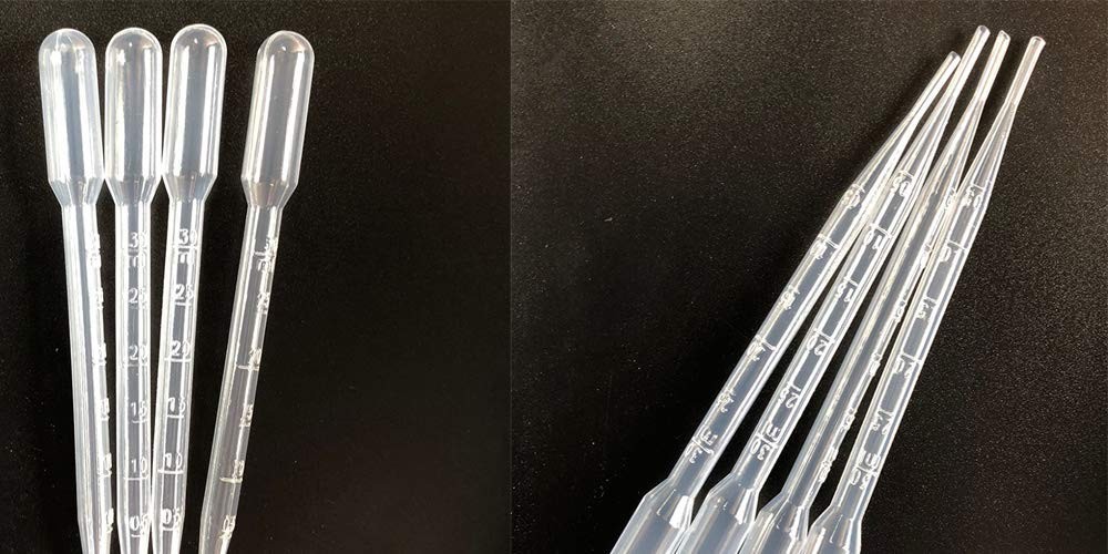 300 Pcs 3ml Disposable Plastic Transfer Pipettes Graduated Lab Droppers