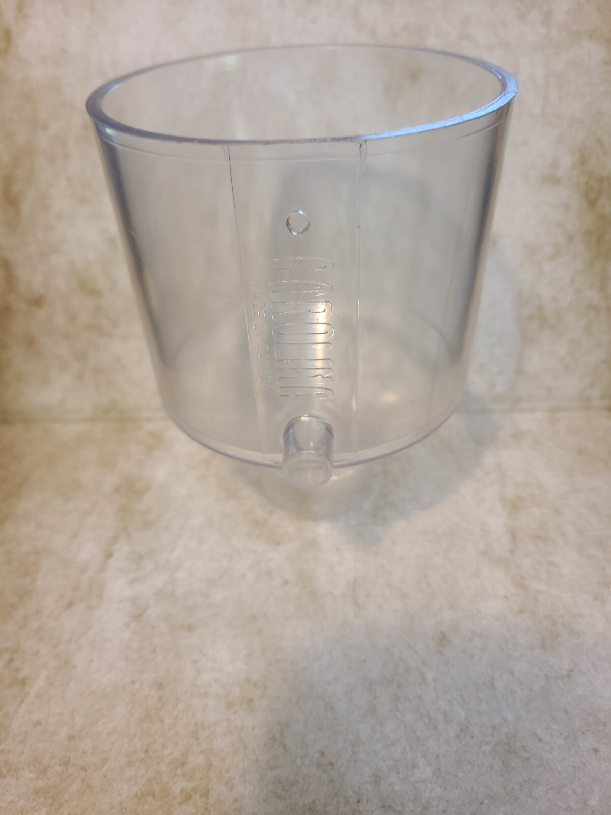 Acrylic Lab Funnel With Nozzle On Side (Carolina Biological Supply) – 4″ by 1″