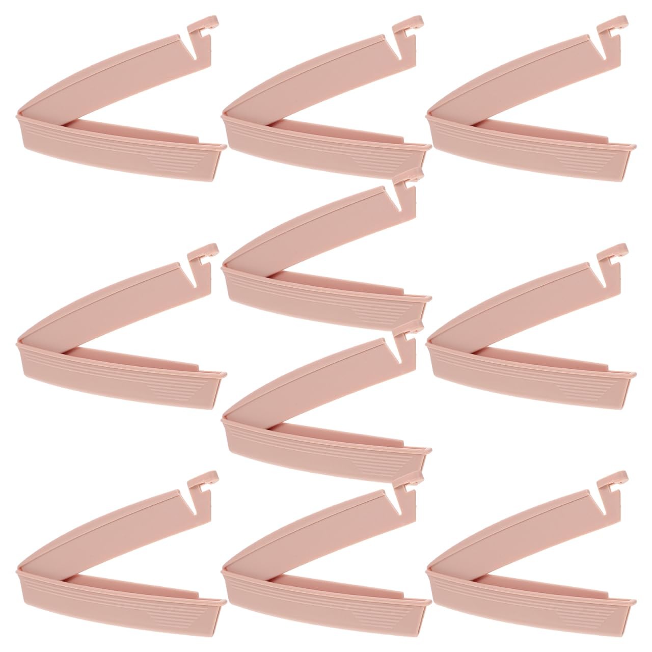 Healifty 10Pcs Ostomy Bag Clip Drainable Pouch Clamp Tail Lotus Root Starch