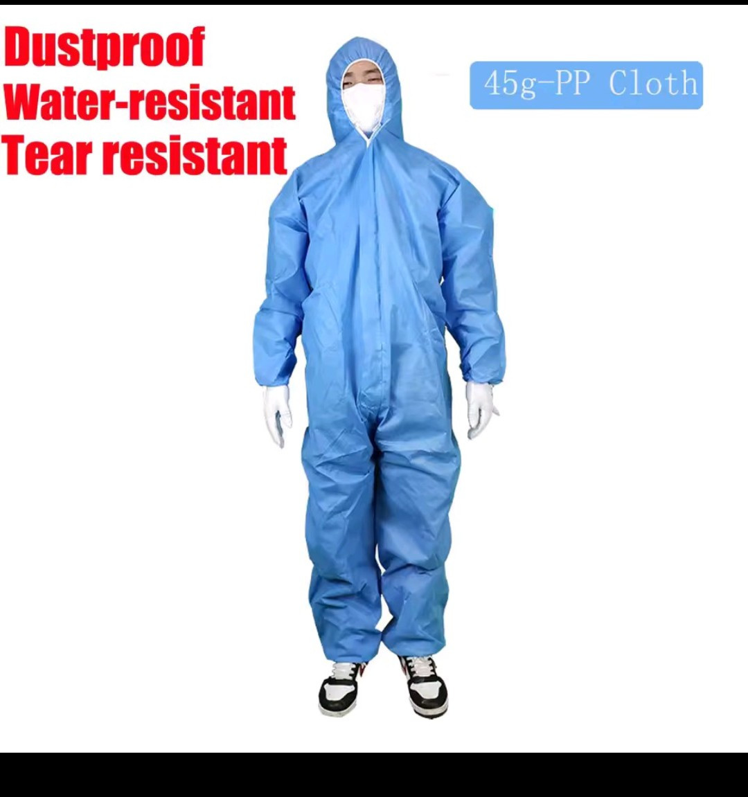 Disposable Breathable/Dust proof /water and oil resistant safety clothing/garden
