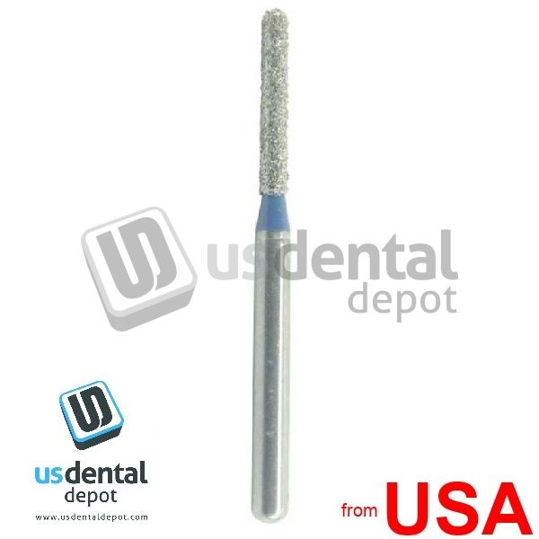 FG Diamond – 10pk burs SR-11 – Long Cylinder Round End Large- Blue Mediu 114915