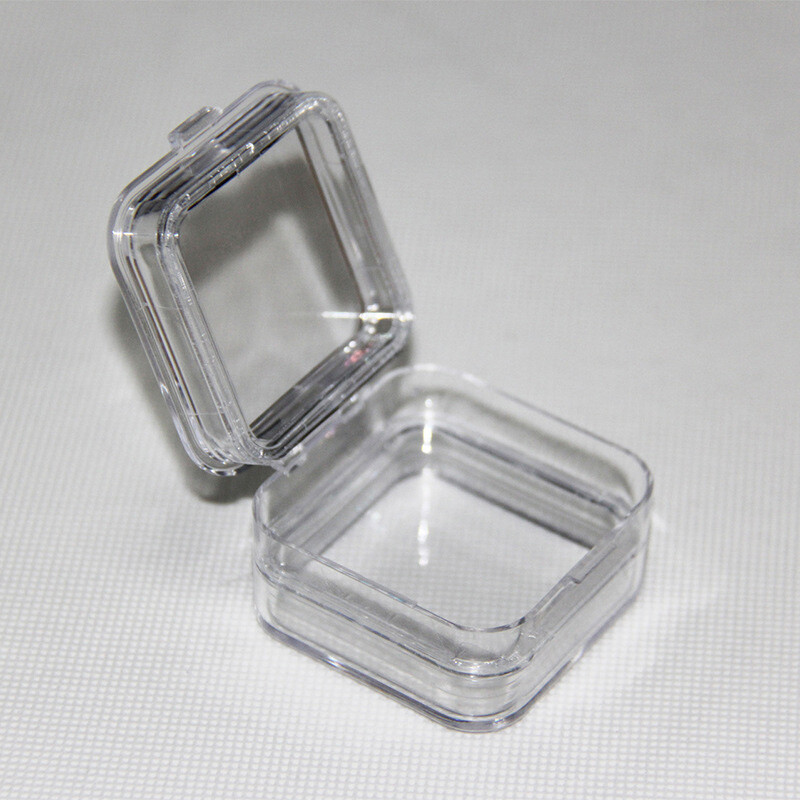 10pcs 2 Inch denture Tooth Box Membrane Plastic Transparent Tooth box to storage