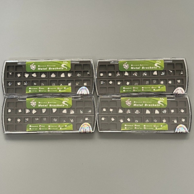 Dental Orthodontic Metal Braces Cartoon Brackets Mini Roth 022 345 hooks 5 Size