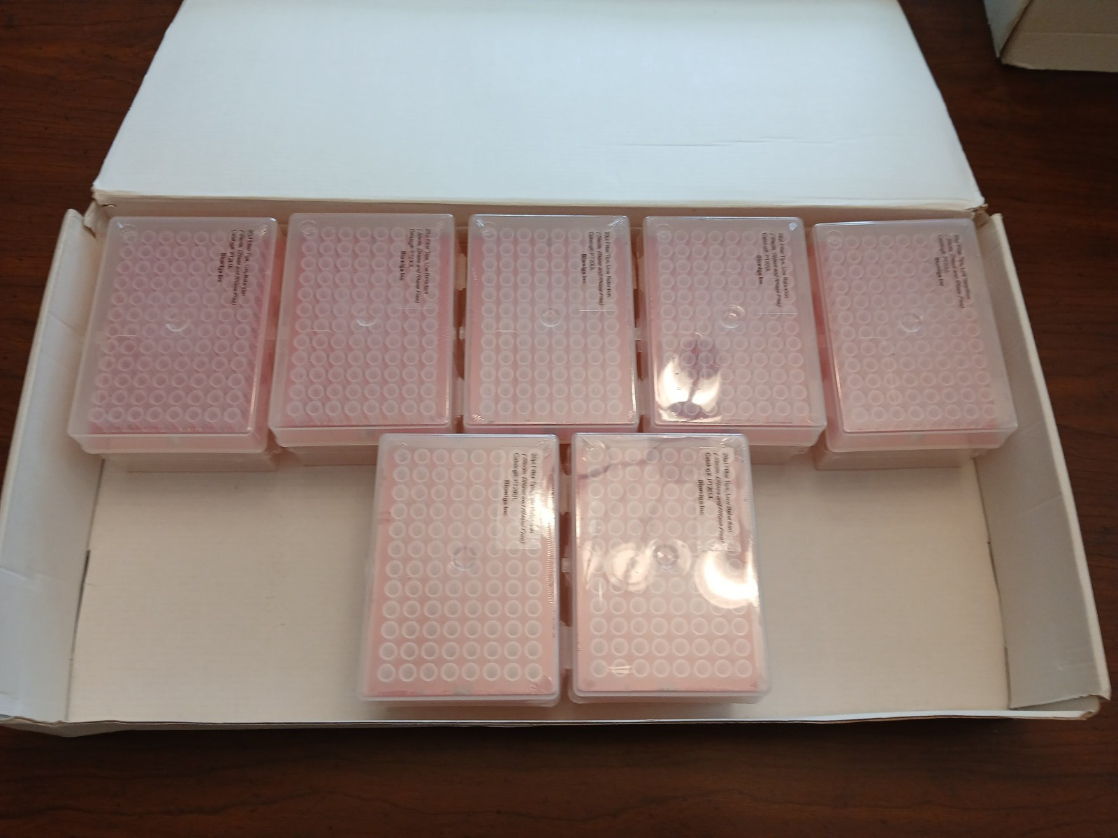 Biomiga Inc 20uL Filter Pipette Tips PT20UL 7 Racks Pack 960 Tips New