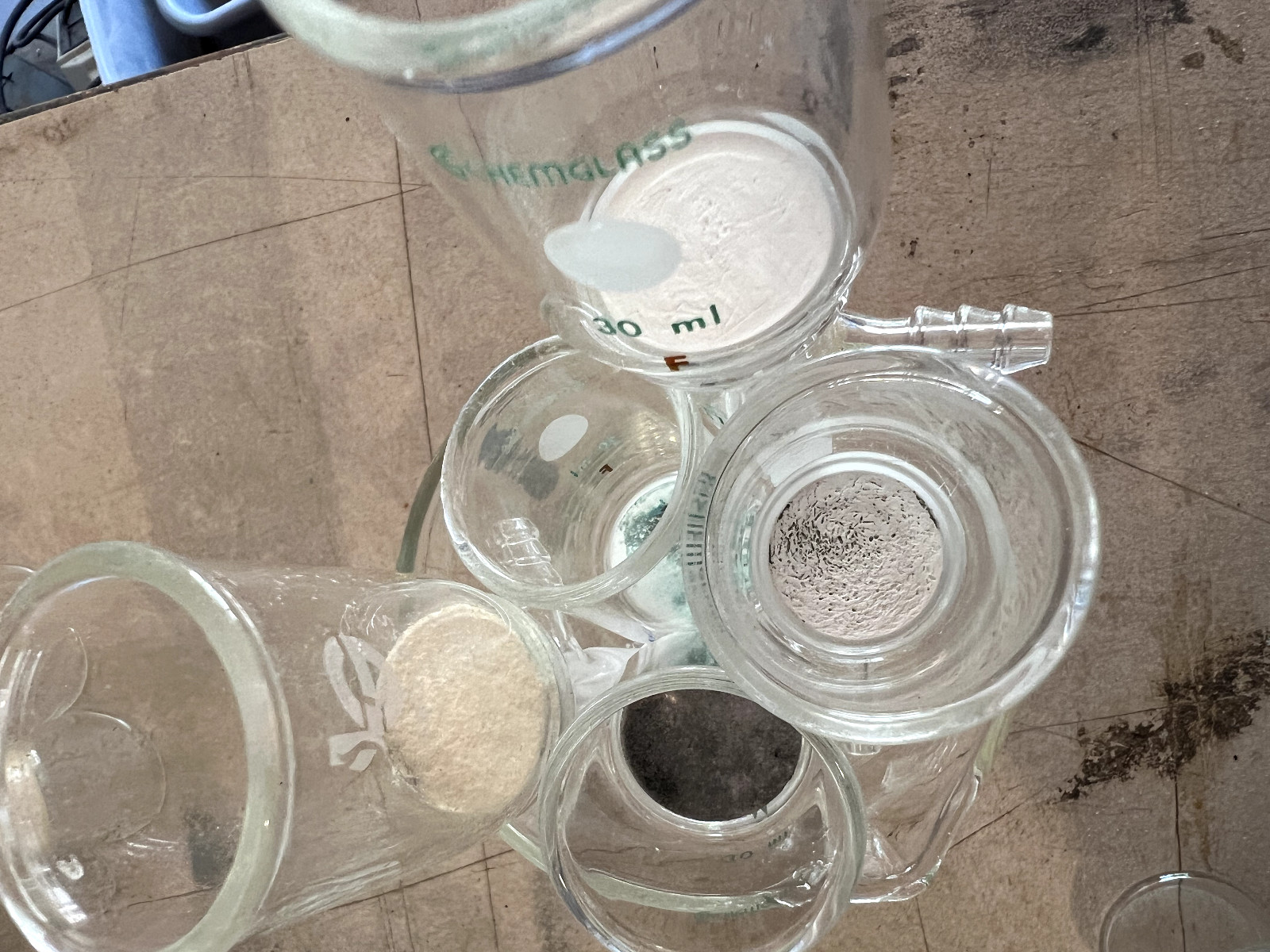 30mL filter funnel, 14/20 lower joint