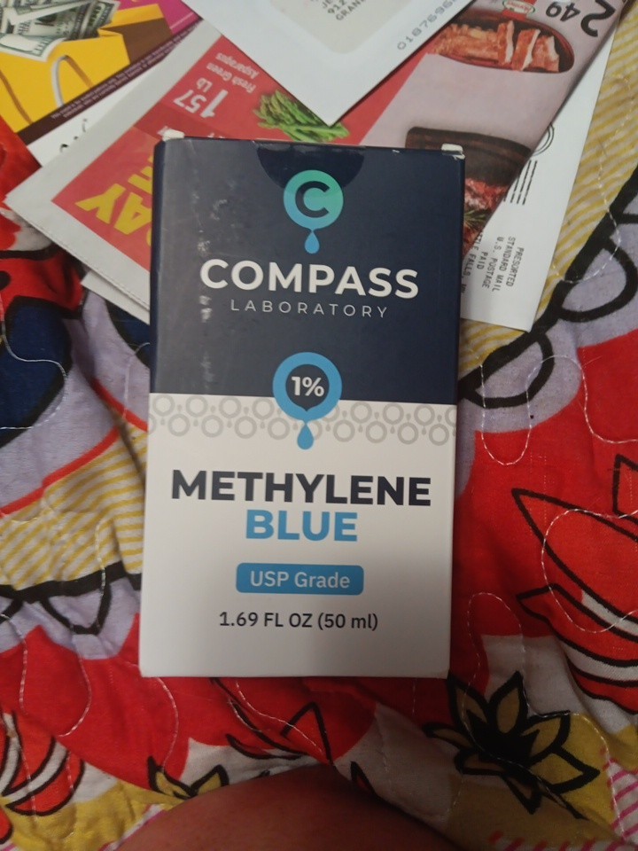 MB 1% Solution, 50 mL – Glass Bottle – Compass Laboratory