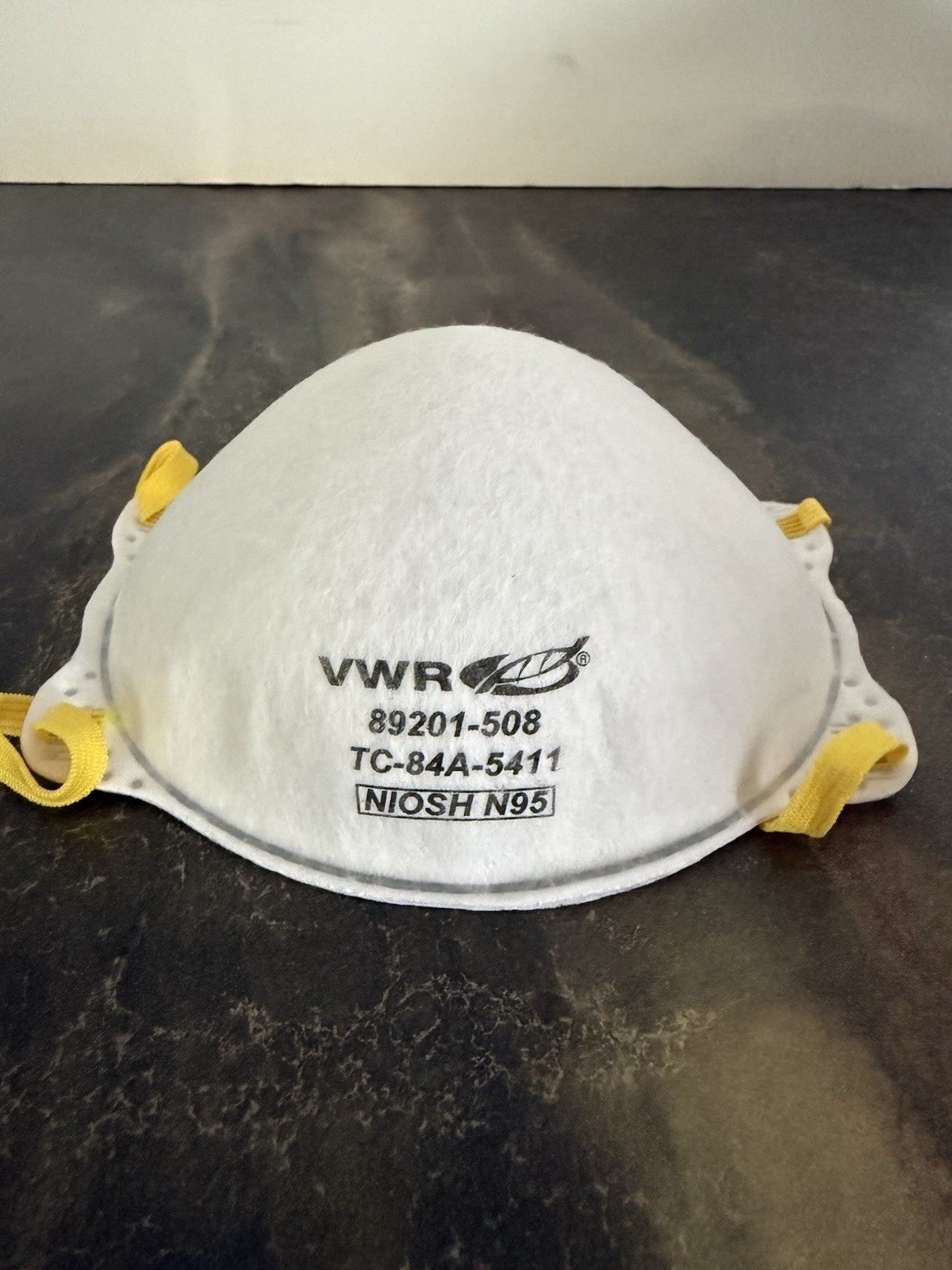 Lot 25 Pieces VWR NIOSH N95 Respirator Mask 89201-508 – TC-84A-5411 – New