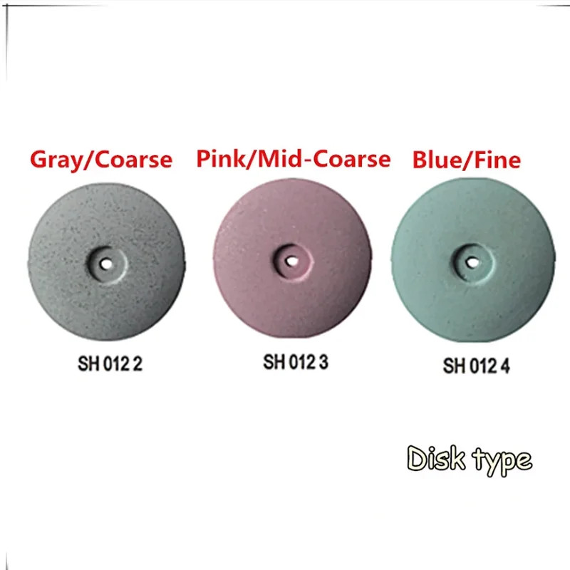 30pcs Dental Resin Base Polishing Wheels Bur Silicone Polisher Disk Coarse Fine