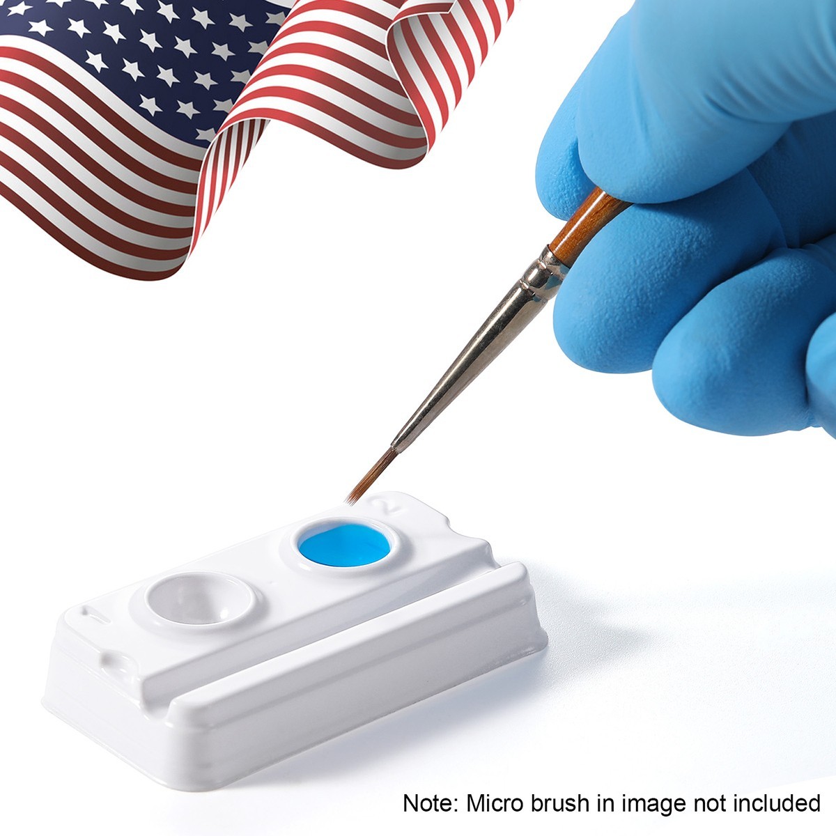 Dental Lab Disposable Mixing Wells Bonding Composite Adhesive 2/4 Holes
