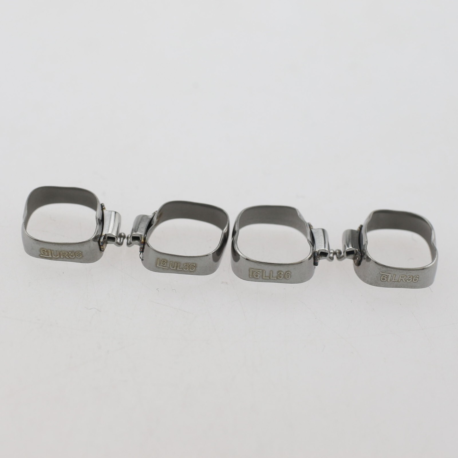 Dental Orthodontic Band Buccal Tube First Molar Band Roth 022 #32-#44 Pre-Welded