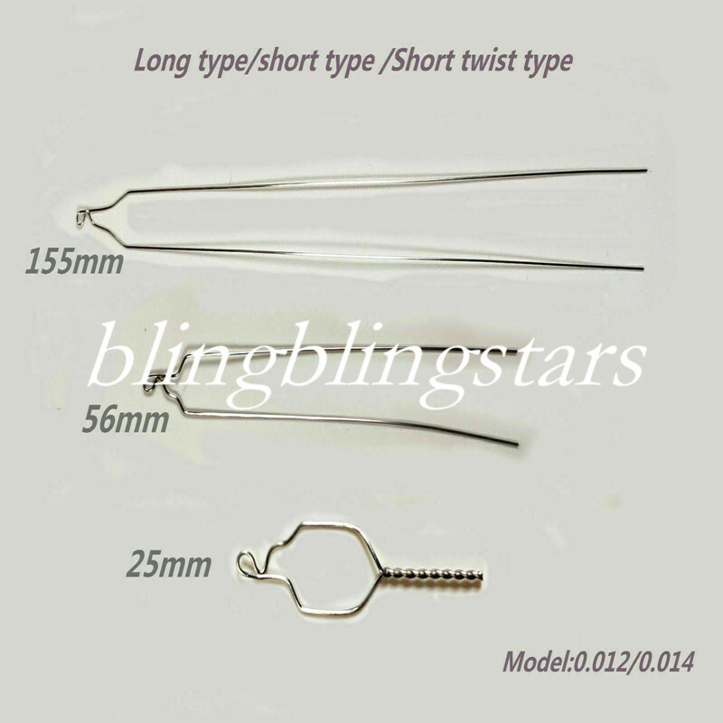 100 Pcs Dental Orthodontic Bracket Preformed/Kobayashi Ligature Wire Long/Short