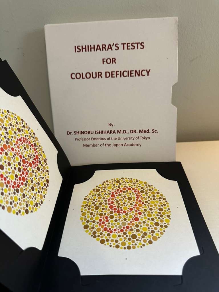 Ishihara 24 Plates Color Blindness Test Book – Latest Edition | Liberty USA