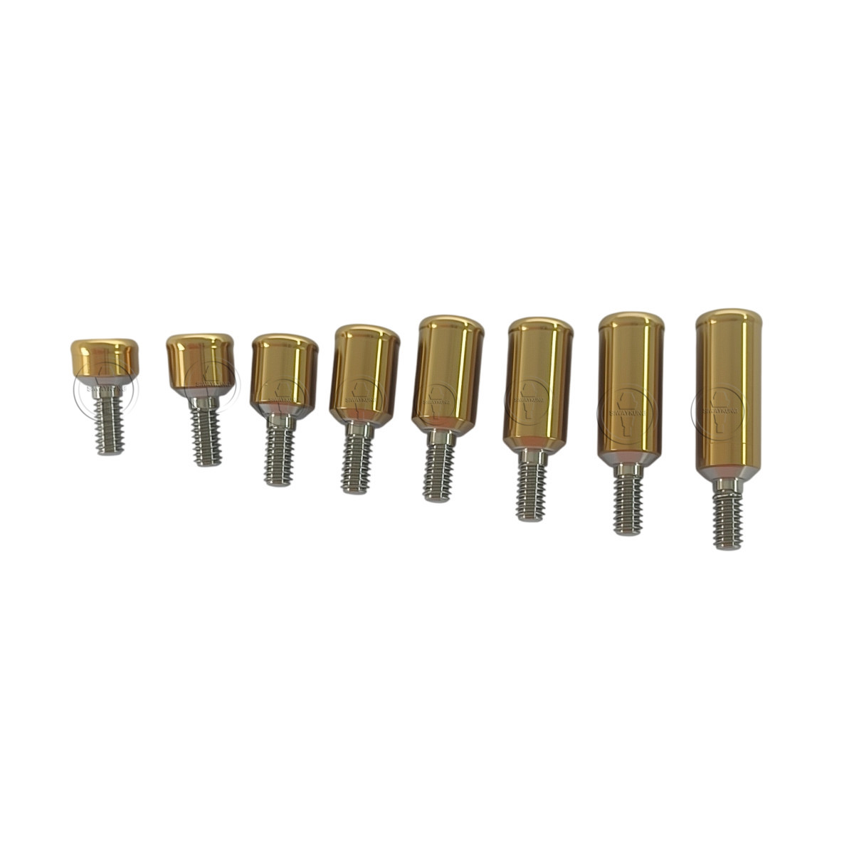 Locator abutment full set male caps fit to DENTIN D3.75 GH0.5-7.5mm