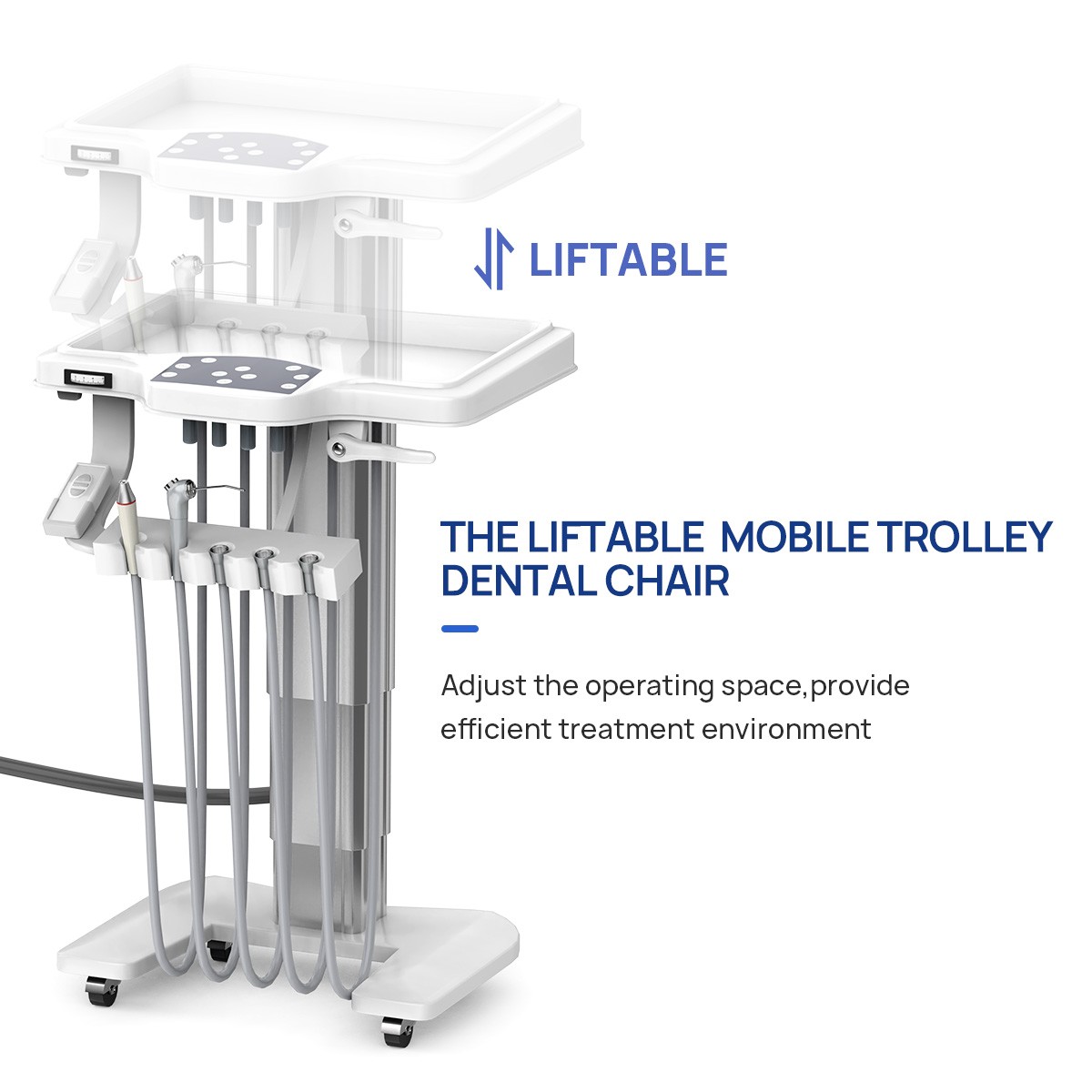 Dental Unit Chair Computer Controlled Motor Hard Leather Unidad de Silla Dental