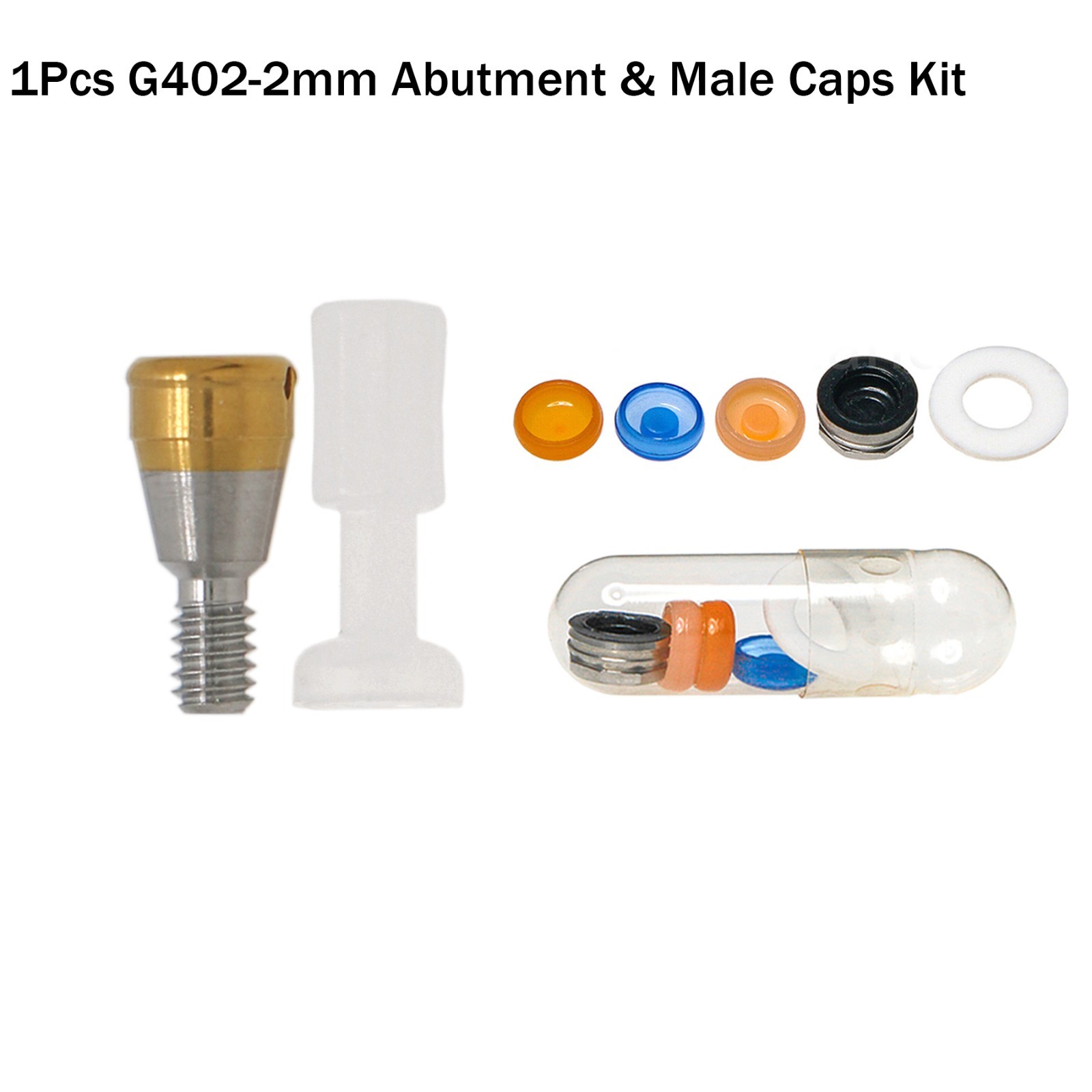 US Overdenture Locator Ti Abutment Fit Zest Retention Caps Hiossen Nobel Zimmer
