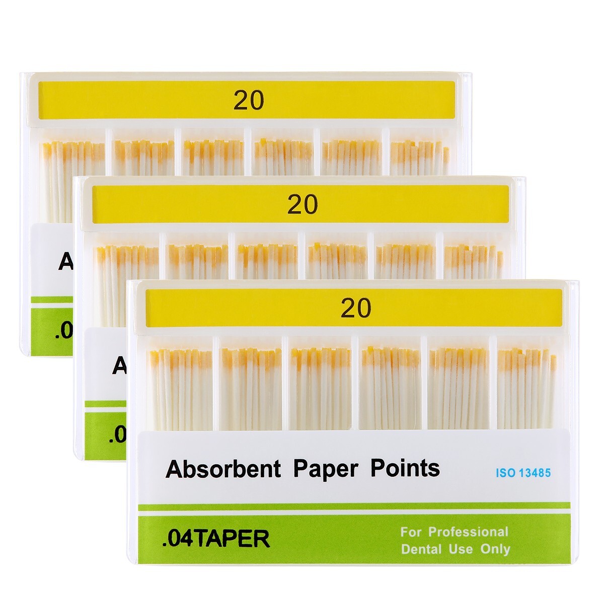 10X AZDENT Dental Root Endodontics Absorbent Paper Points Taper 0.04 20#