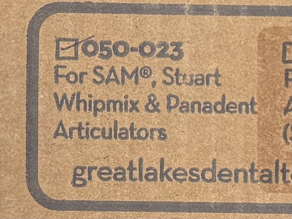 Disposable Articulator Mounting Plates (30/pkg) Panadent, SAM, Stuart, Whip Mix
