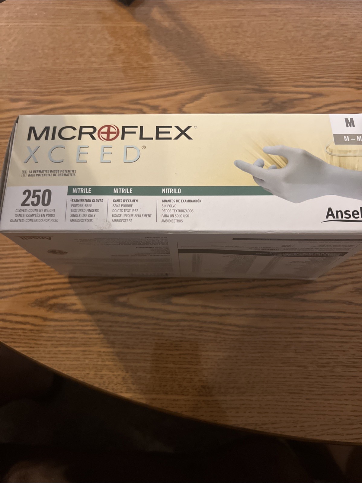 Microflex XC-310-M XCEED Nitrile Exam Gloves Medium Powder Free 250/Bx