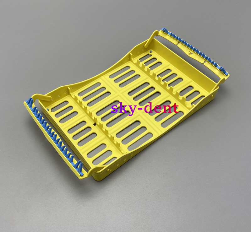 Plastic Dental Autoclave Sterilization Cassette Rack Box Tray For 5 Instruments