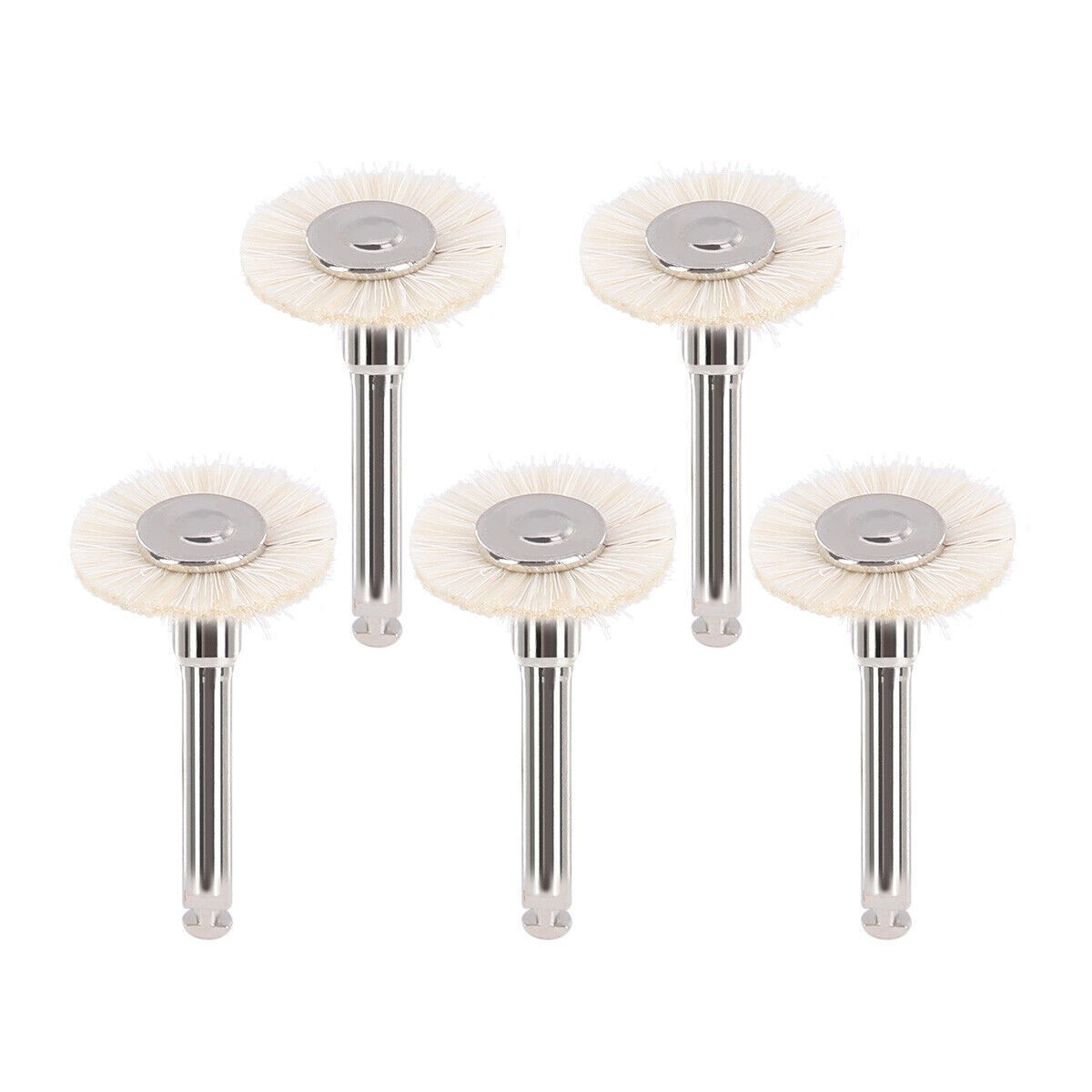 Dental RA Goat Hair Polishing Brush Buffing Wheel 2.35mm For Rotary Tools
