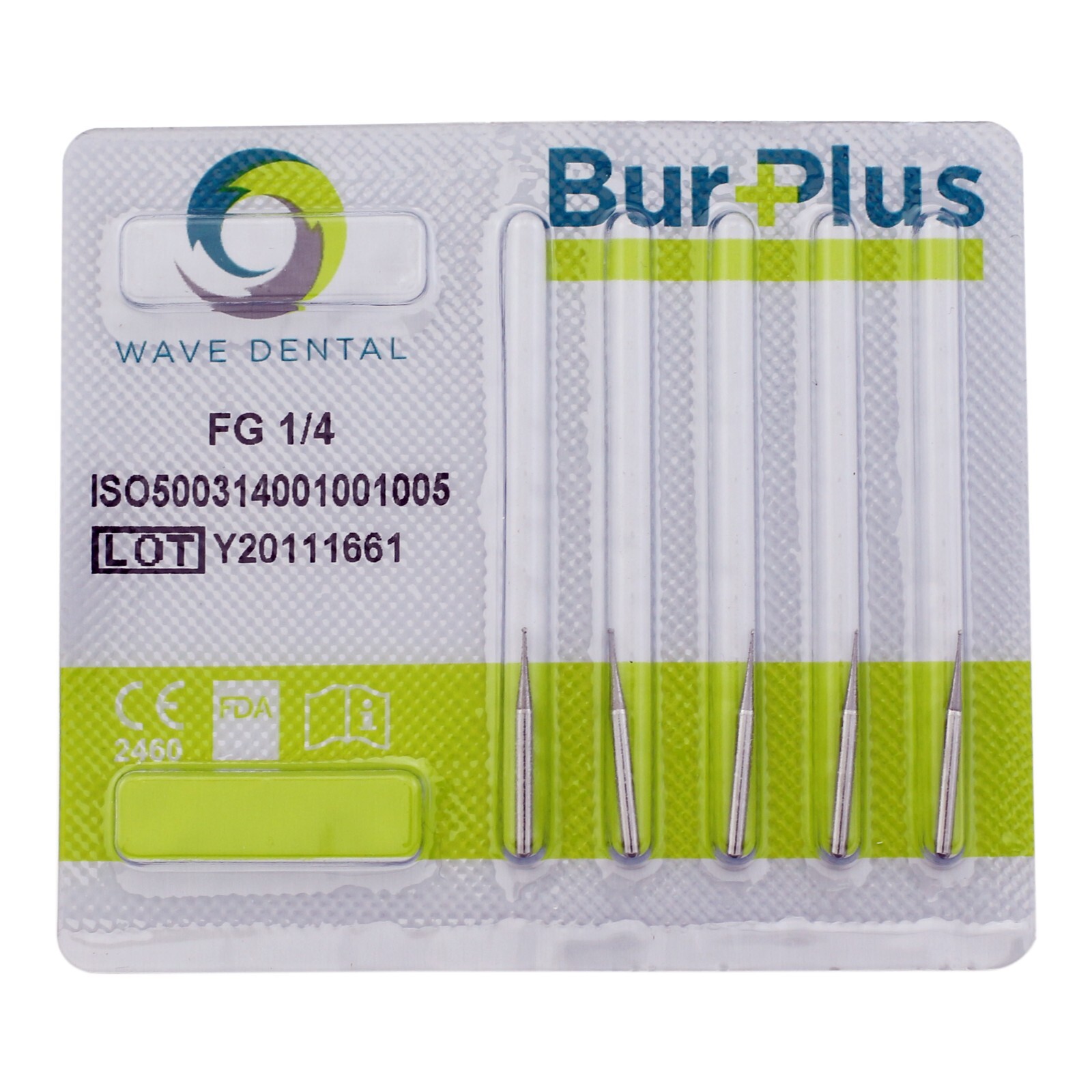 Wave Dental Round Ball Bur Tungsten Carbide 19mm FG for High Speed Handpiece