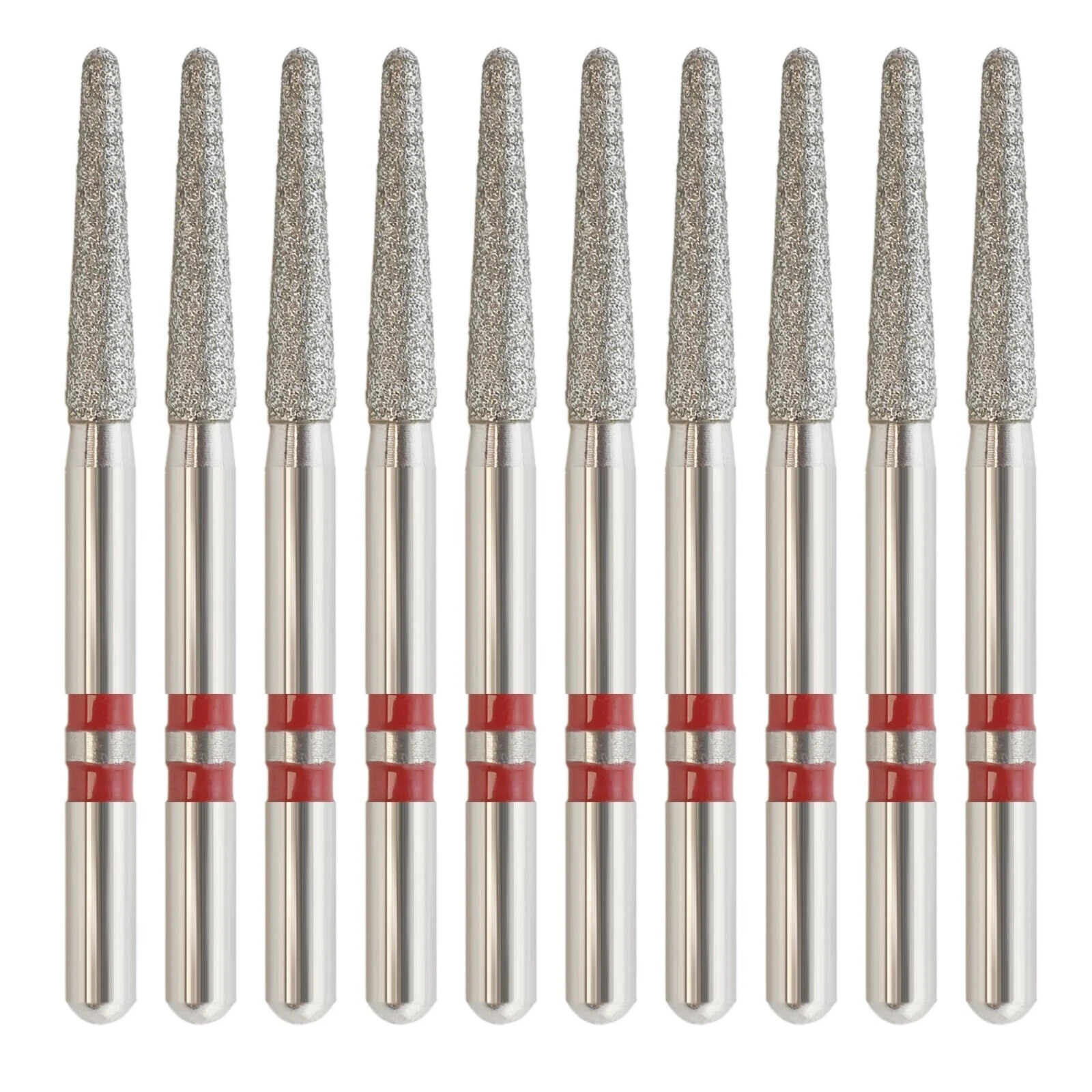 Zirconia Dental Diamond Burs Cutter Round End Taper Fine Grit Z856/016F FG Bur