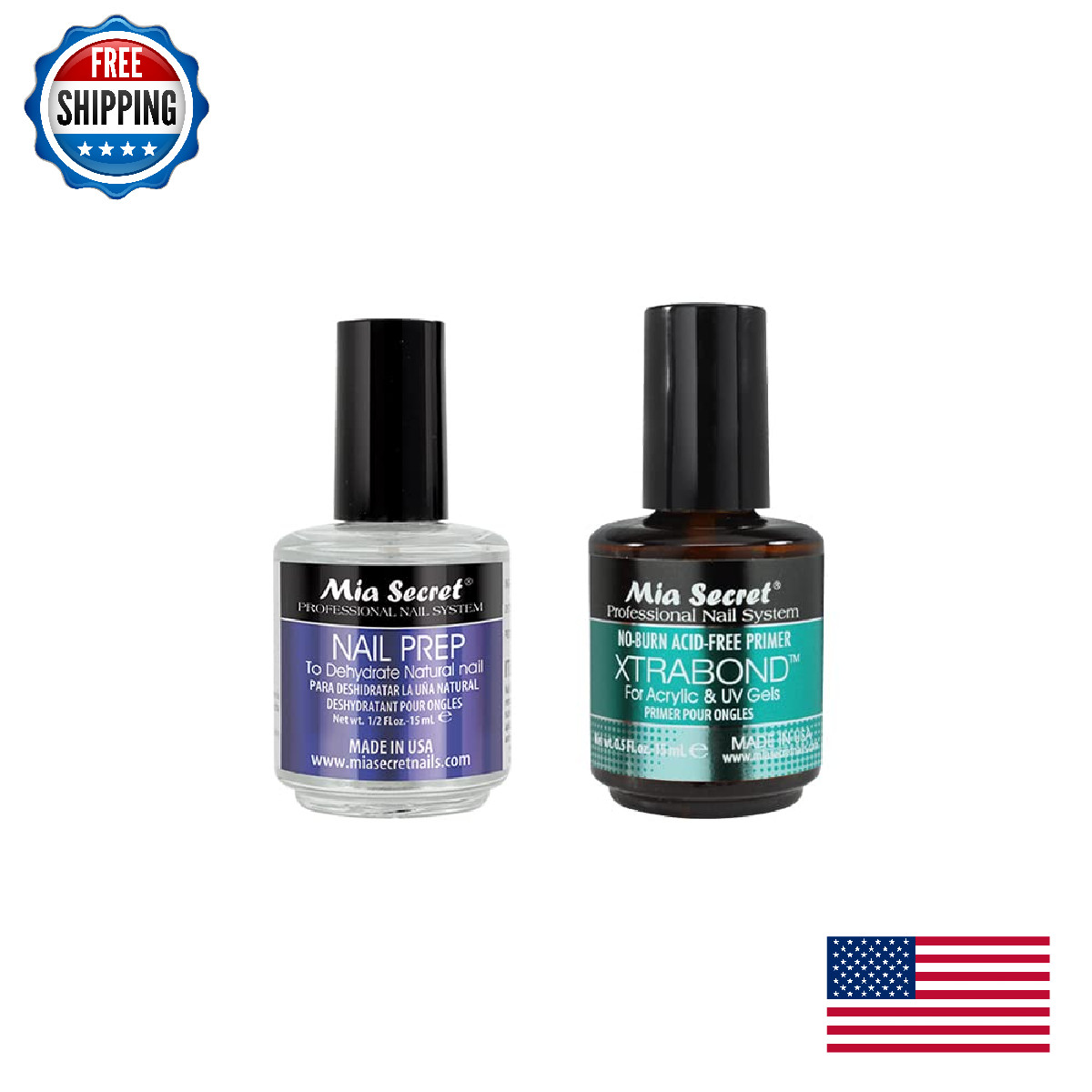 Mia Secret Professional Nail Prep Ph Balance Acid-Free Premiumr 0.5 Oz