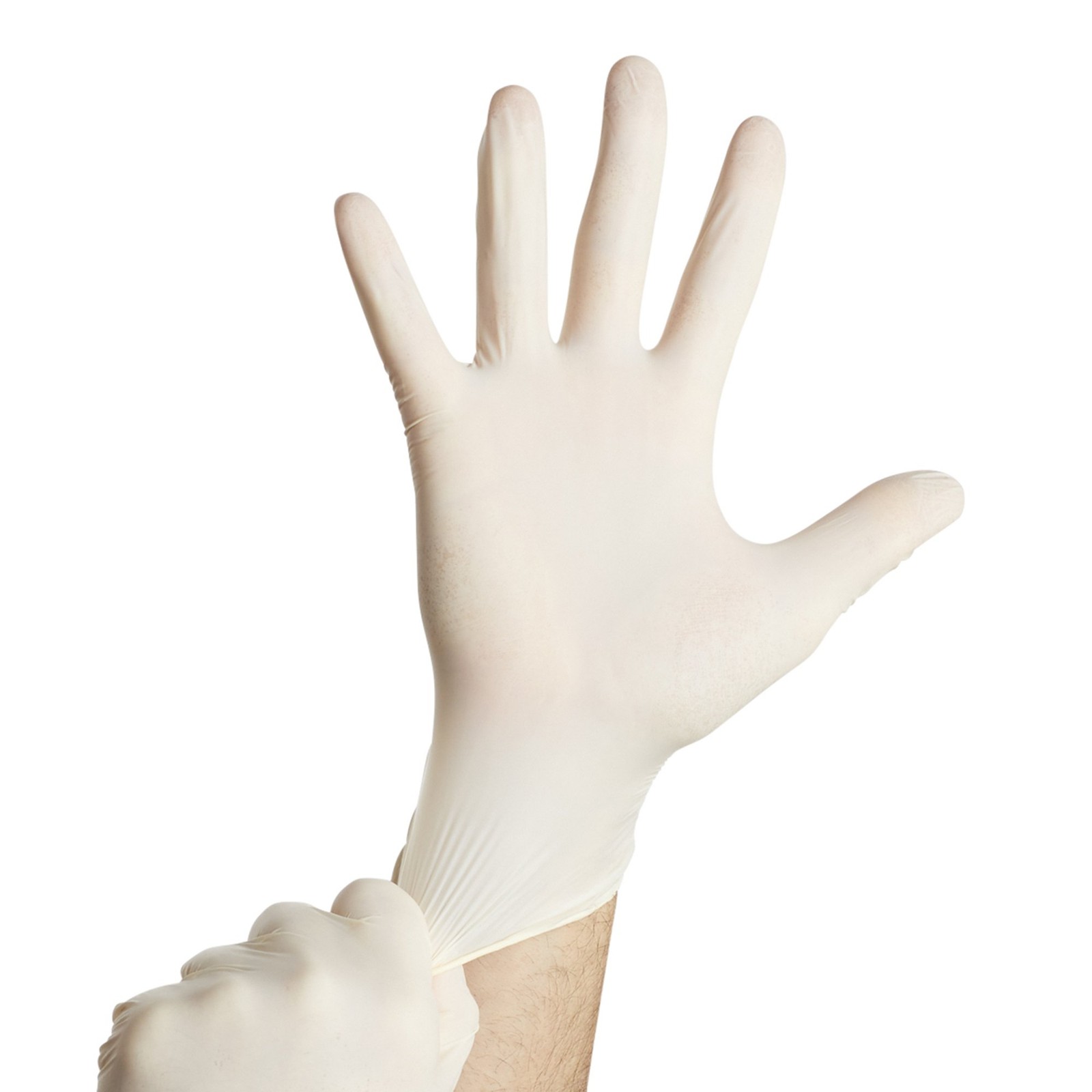 Trilon 2000® PF with MC3® Stretch Vinyl Exam Glove, Large, Ivory-Case of 1000