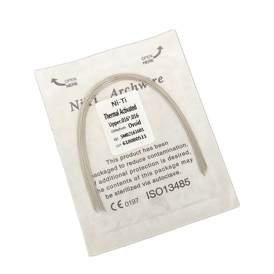 20Packs Dental Orthodontic Heat Thermal Activated Niti Rectangular Arch Wires