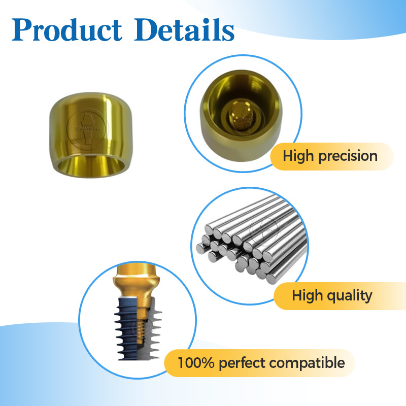 10 pcs MUA Healing cap compatible with MIS Seven with inter screw