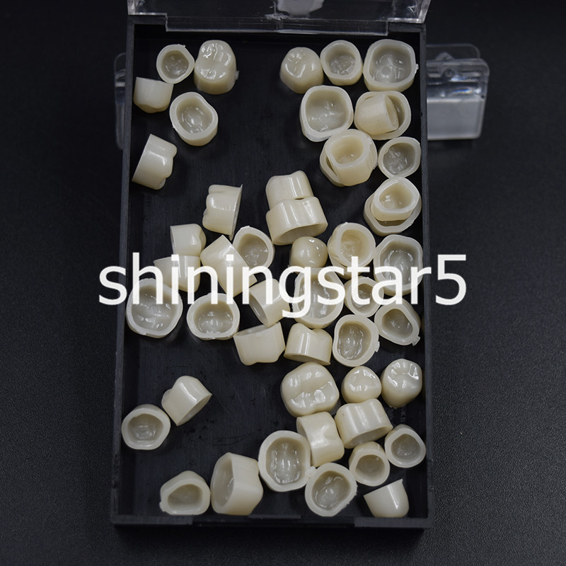 Temporary Crowns Posteriors Molar Resin Tooth Teeth Polycarbonate Caps Dental