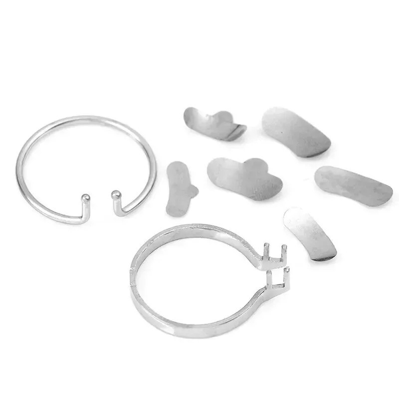 TOR VM Dental Matrix Bands Sectional Contoured Matrices Wedge Ring Clamp No1.398