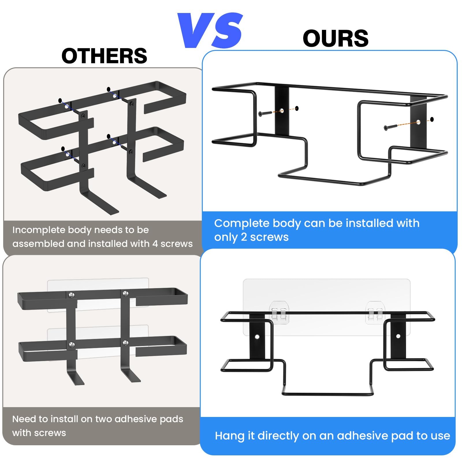 THYGIFTREE Glove Box Fits 100 Count Boxes, Black – 1Pack (Fits 100 Ct Box)