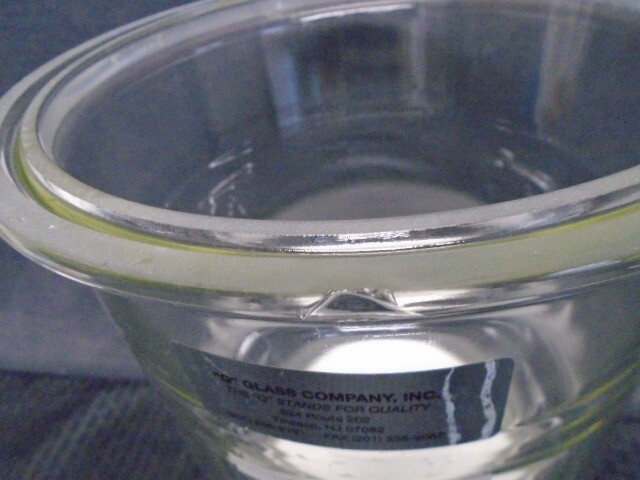Q Glass 6L Reaction Vessel Funnel w/ Fritted Disc Process Pipe 200mm Flange B