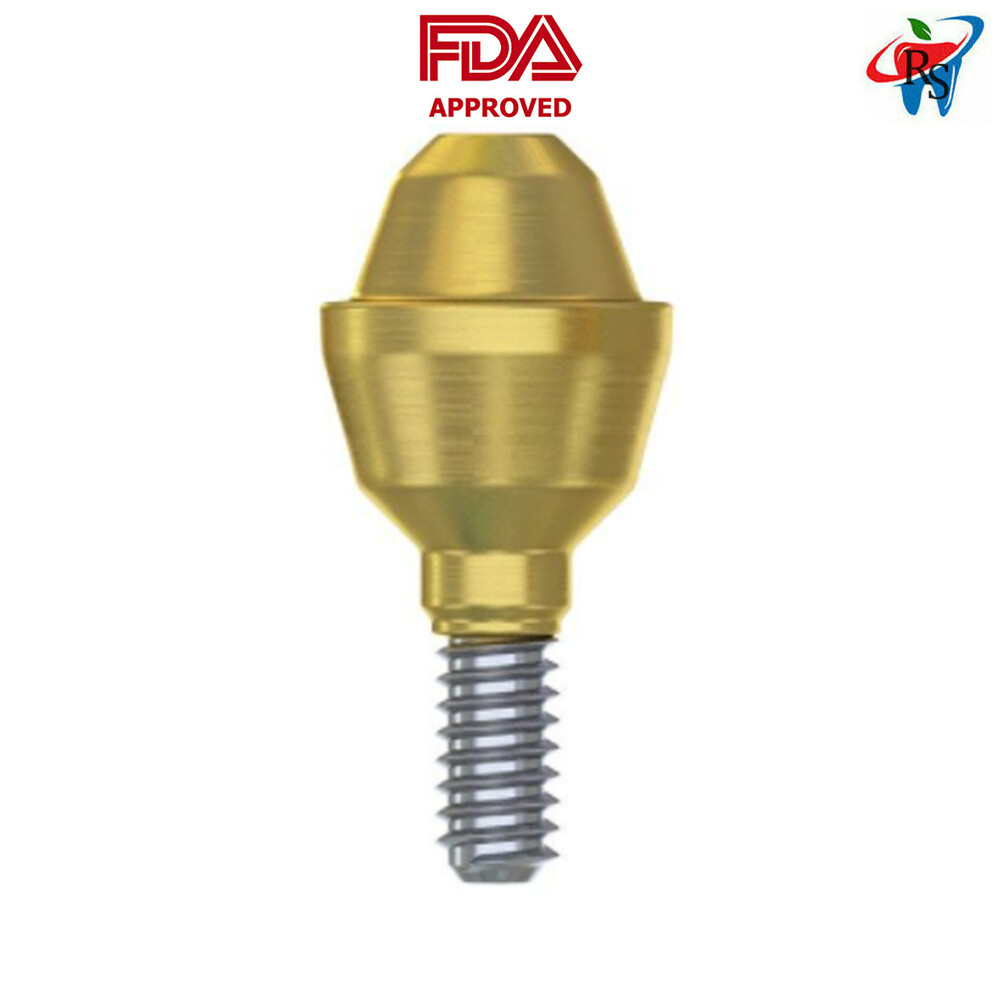 10x Set Straight Multi-Unit 1.6 RP Int Hex 2.42mm + Titanium Sleeve Fixture